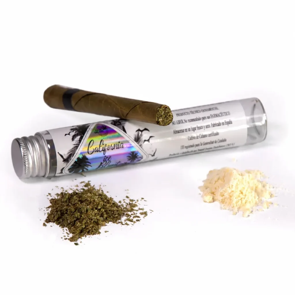 California Ice Blunt CBD en hoja de palma natural