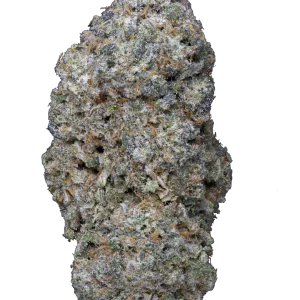 Cogollo de Legendary Skunk CBD con tricomas visibles
