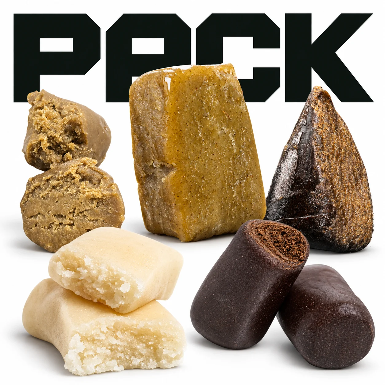 Pack de resinas CBD (5 × 2 g)