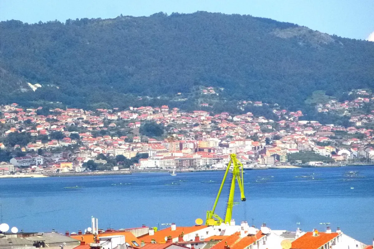 La ría de Vigo vista desde la ciudad